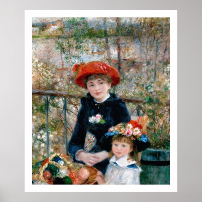 Póster Renoir - En la terraza (Frente)