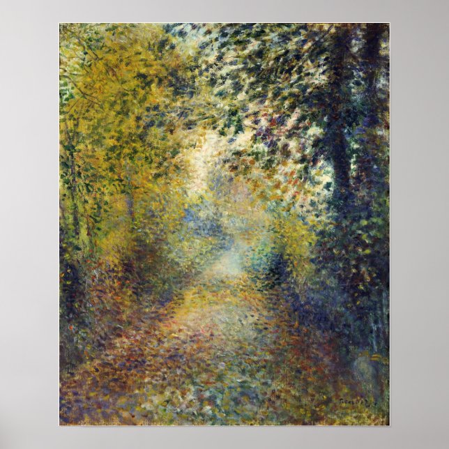 Póster Renoir - En Los Bosques (Frente)