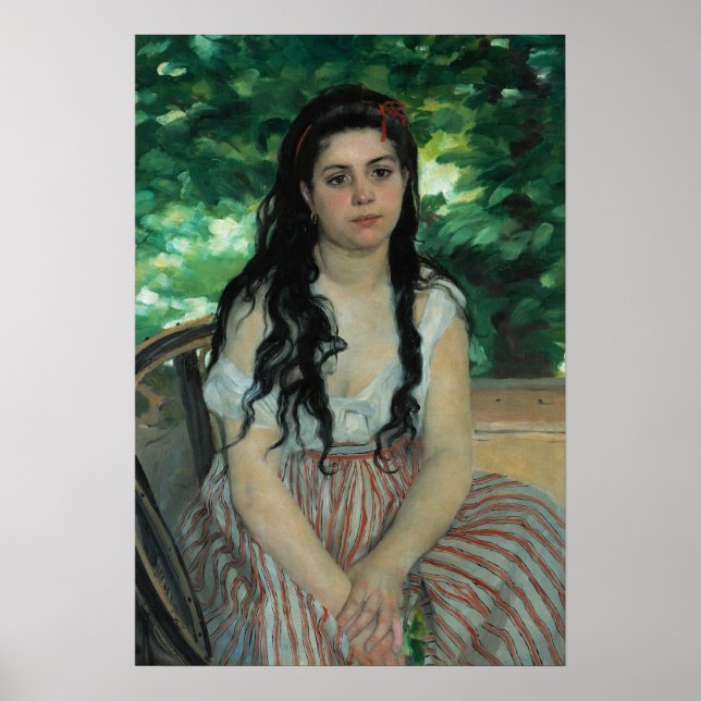 Póster Renoir - En Verano, La Bohemienne (Frente)