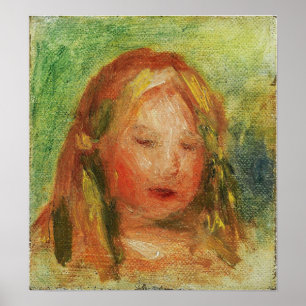 Póster Renoir - Estudio de la cabeza del niño (Coco)