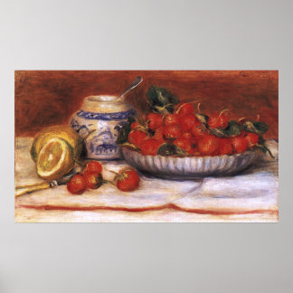 Póster Renoir: Fresas