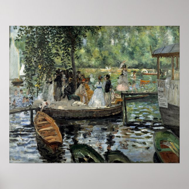 Póster Renoir - La Grenouillère (Frente)