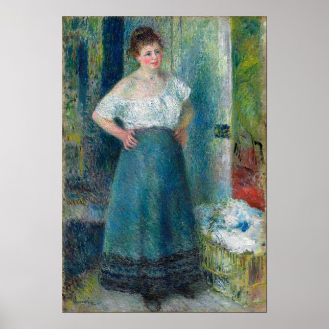 Póster Renoir, La Lundress (Frente)