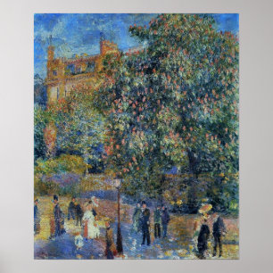 Póster Renoir - La Place Saint-Georges 1875
