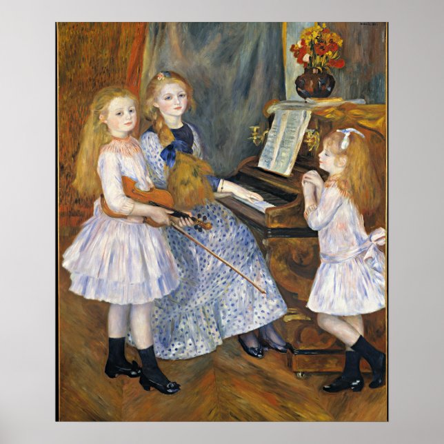 Póster Renoir - Las hijas de Catulle Menogs, (Frente)