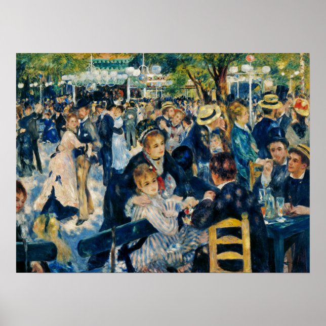 Póster Renoir - Le Moulin de la Galette (Frente)