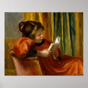 Póster Renoir - Lectura Chica