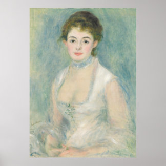 Póster Renoir Madame Henriot Portrait Bella Artes