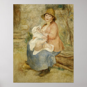 Póster Renoir - Maternidad