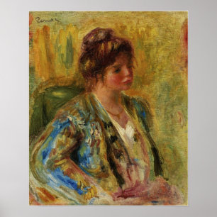 Póster Renoir - Mujer Con Vestido Oriental 1895