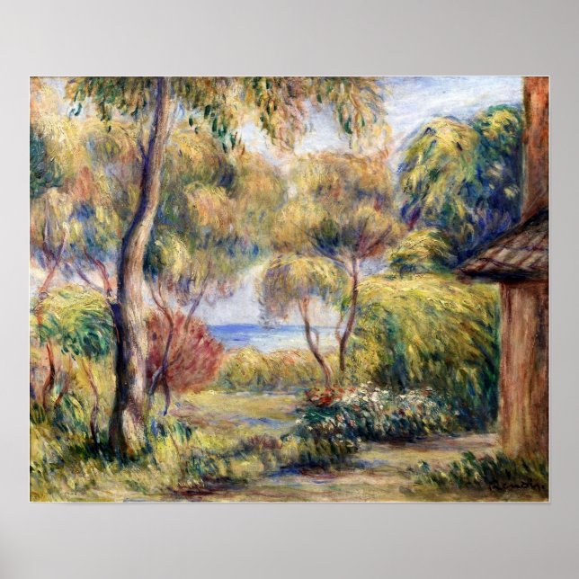 Póster Renoir - Paisaje En Cagnes (Frente)