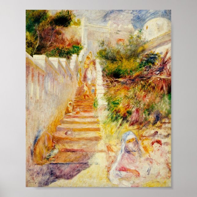 Póster Renoir, Steps in Algiers (Frente)