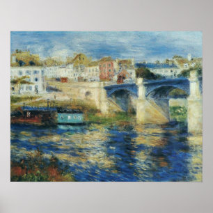 Póster Renoir - The Chatou Bridge 1875