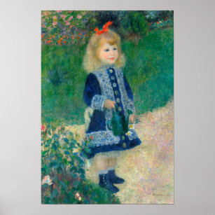 Póster Renoir "Un Chica con una lata de agua"