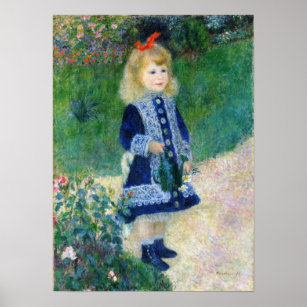 Póster Renoir: Un Chica con una lata de agua