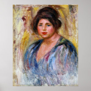 Póster Renoir - Una mujer (Gabrielle Renard) 1912