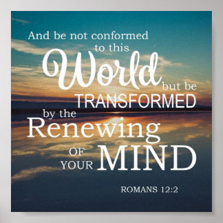 Póster Renovando tu mente espiritualmente