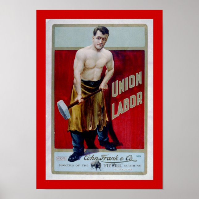 Póster Rentabilidad laboral de la Unión (Frente)