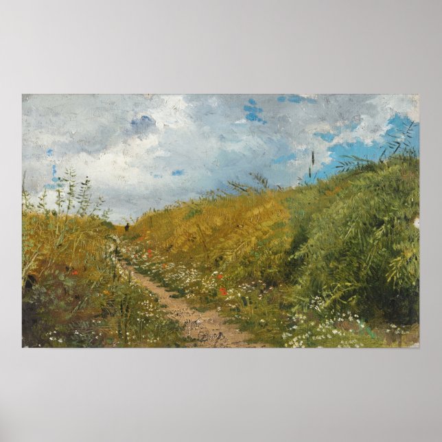 Póster Rentabilidad - Pasaje por carretera estrecho (Frente)