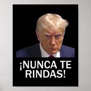 Póster Renuncia a Trump agosto de 2023
