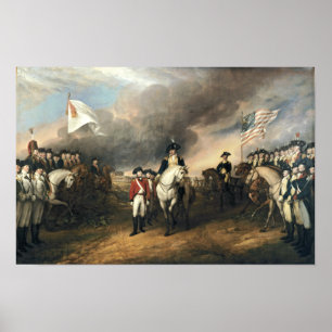 Póster Renuncia en Yorktown por Poster de John Trumbull