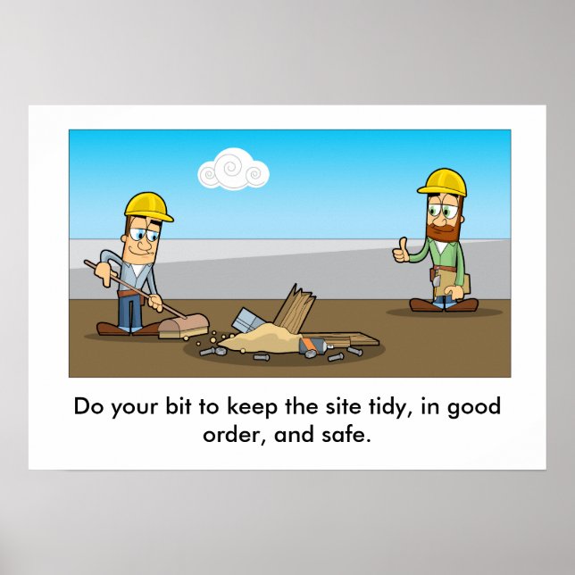 Póster Repaso general de salud y seguridad 002 (Frente)