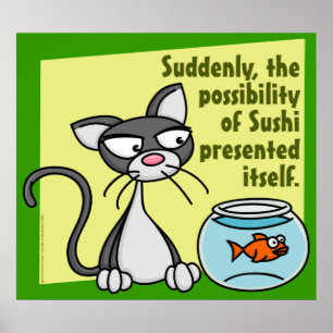 Póster Repentinamente poster del sushi