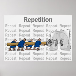 Póster Repetición