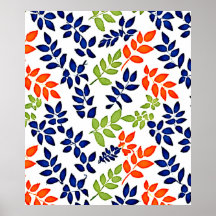 Repetición cromática de hojas