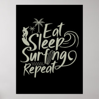 Póster Repetir el Surfing de Eleep Sleep