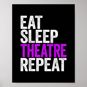 Póster Repetir el teatro de sueño