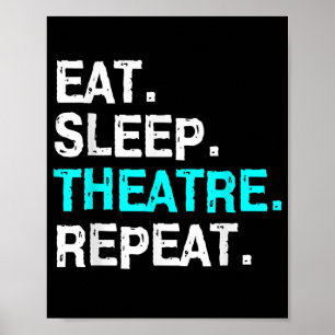 Póster Repetir el teatro de sueño