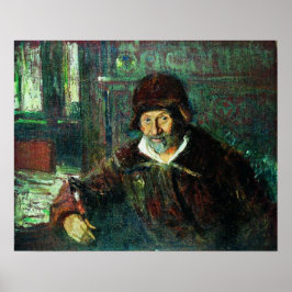 Póster Repin - Autorretrato 1920