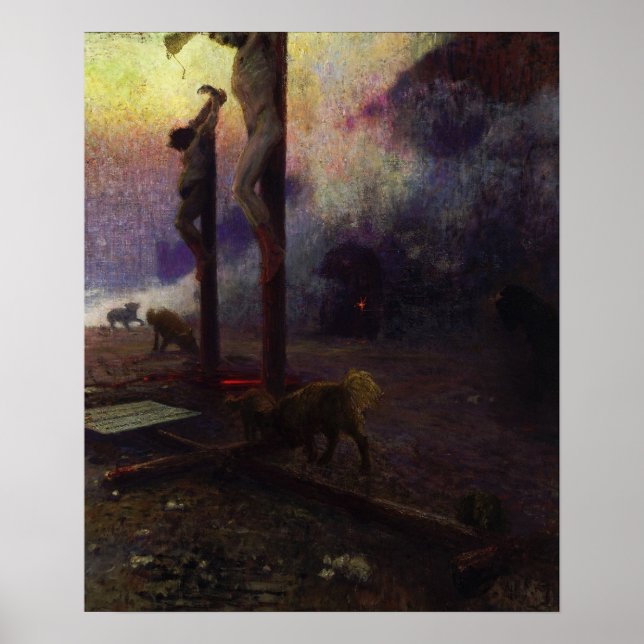 Póster Repin - Gólgota (Frente)