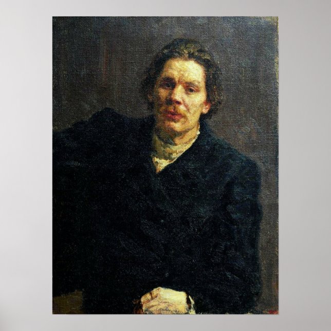 Póster Repin - Maxim Gorky 1899 (Frente)