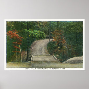 Póster Réplica del último puente del general Burgoyne
