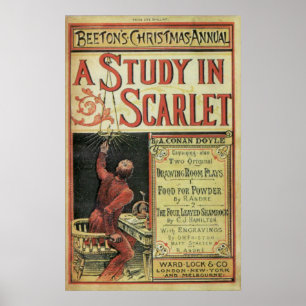 Póster REPLICA Poster de la primera historia de Sherlock