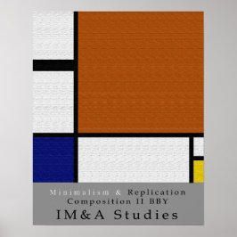 Póster Replicación de composición 3 Composición II BBY