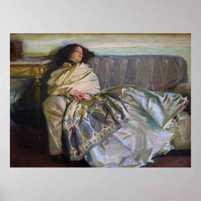 Póster Repose de John Singer Sargent (Frente)