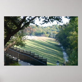 Póster Represa del lago Rock Blanco