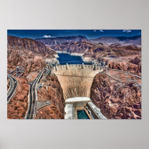 Póster Represa Hoover, Nevada