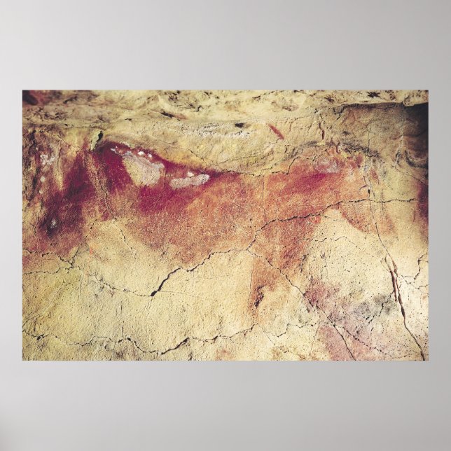 Póster Representación de un animal, c.15000 a.C. (Frente)