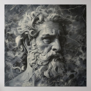 Póster Representación de Zeus