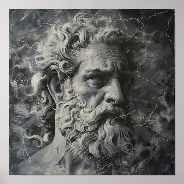 Póster Representación de Zeus (Frente)