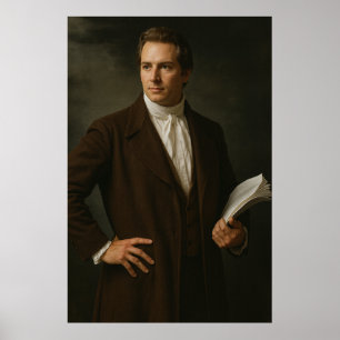 Póster Representación fotográfica de Joseph Smith™ #1 LDS