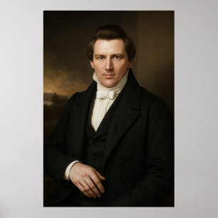 Póster Representación fotográfica Joseph Smith™ #2 LDS Ar