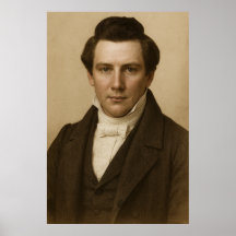 Representación fotográfica Joseph Smith™ #3 LDS Ar