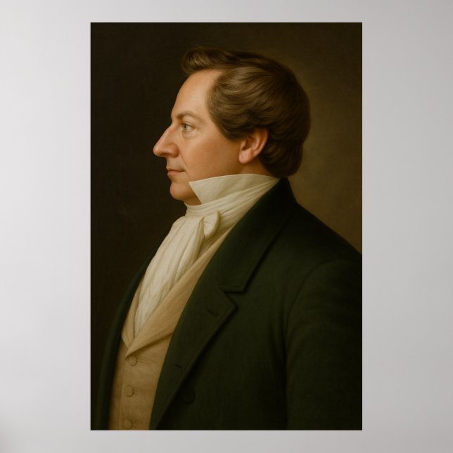 Póster Representación fotográfica Joseph Smith™ #6 LDS Ar (Frente)