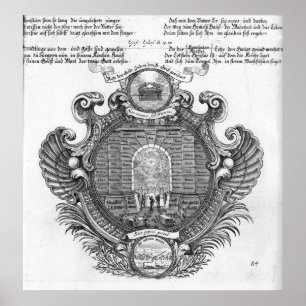 Póster Representación ilustrada