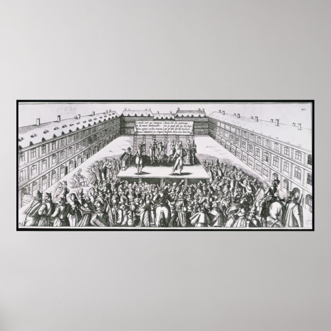 Póster Representación teatral al aire libre con Antoine (Frente)